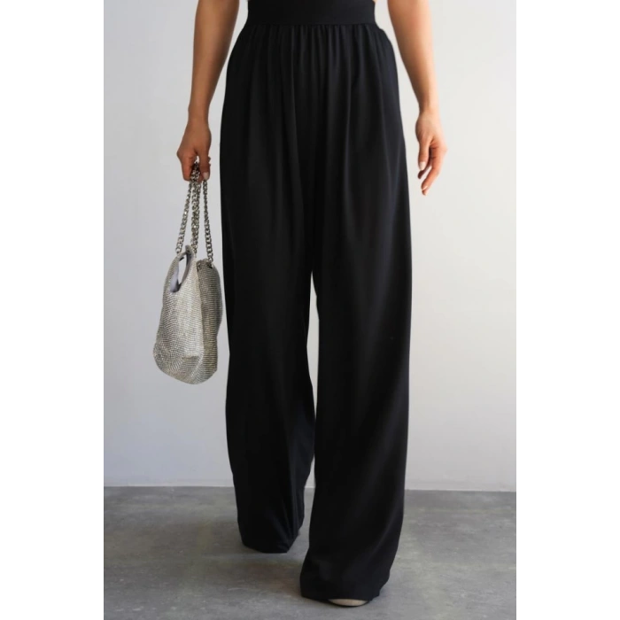 Dokuma Pantolon - Siyah