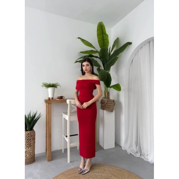 Dron Straplez Elbise