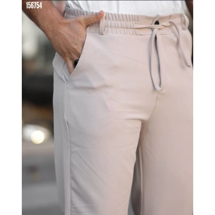 Erkek Beli Bağcıklı Jogger Pantolon