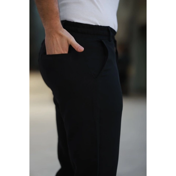 Erkek Beli Bağcıklı Jogger Pantolon