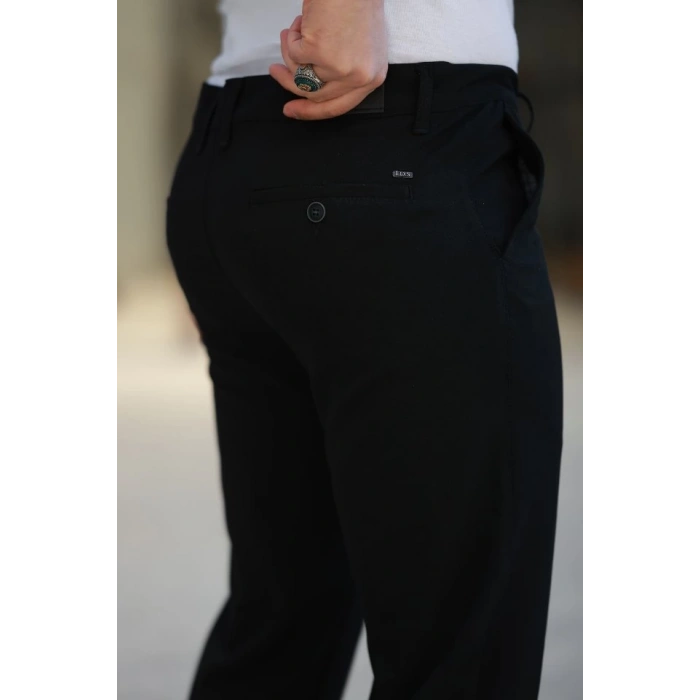Erkek Düz Kesim Bilek Boy Kumaş Pantolon