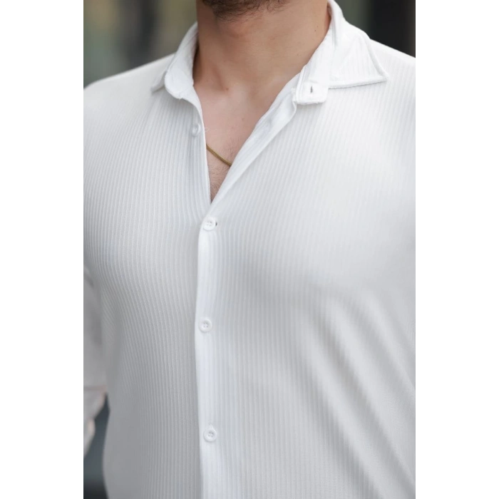 Erkek Fitilli Uzun Kollu Gömlek