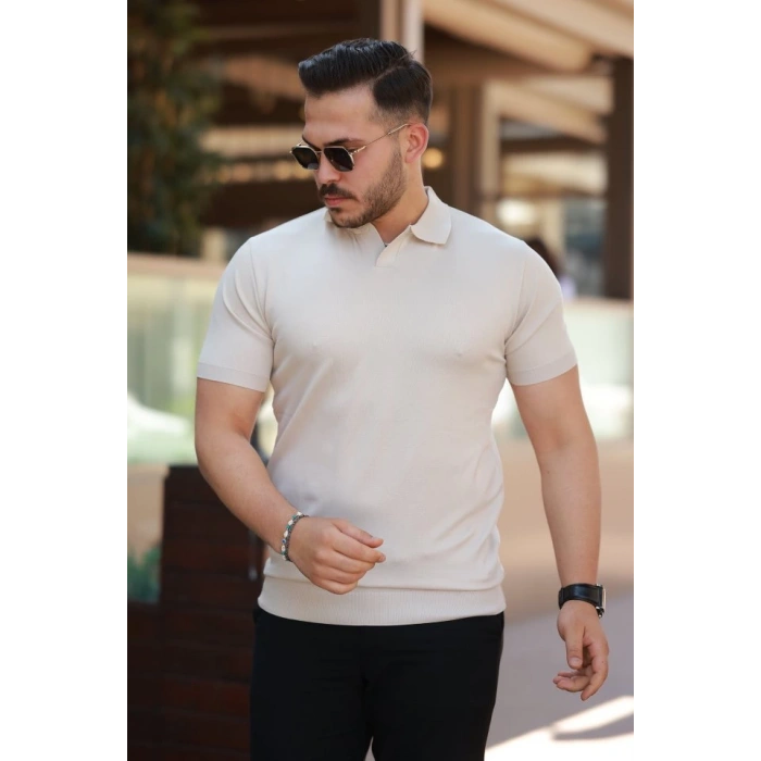 Erkek Hemşire Yaka Kısa Kollu Tişört