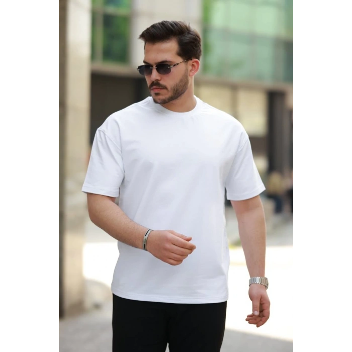 Erkek Kısa Kollu Basic Oversize Tshirt