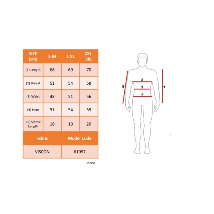 Erkek Kısa Kollu Bisiklet Yaka çok Renkli Viskon Tişört