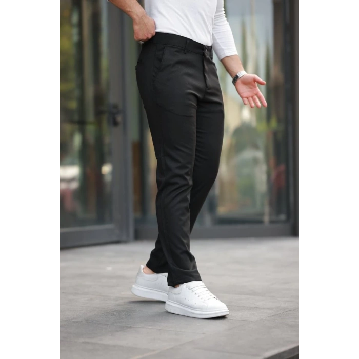 Erkek Rahat Keten Pantolon