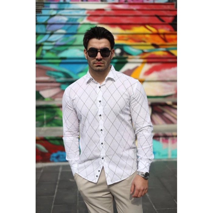 Erkek şamre Kumaş Gömlek