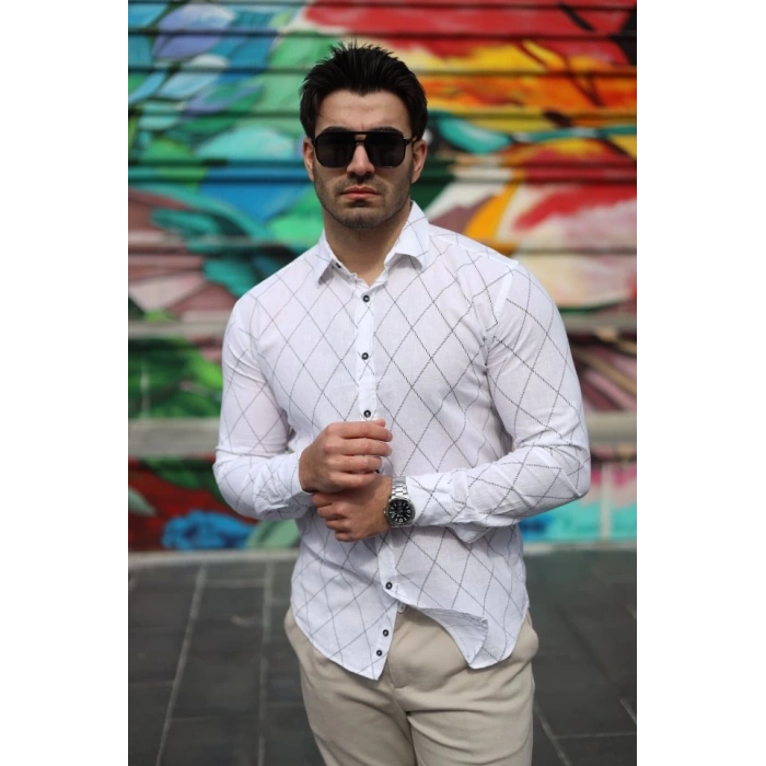 Erkek şamre Kumaş Gömlek