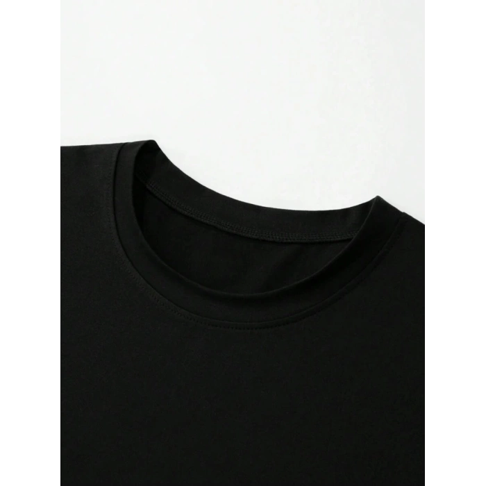 Erkek Sıfır Kol Victory Baskılı Süprem Tişört