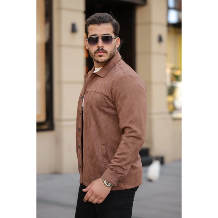 Erkek Süet Ceket Gömlek
