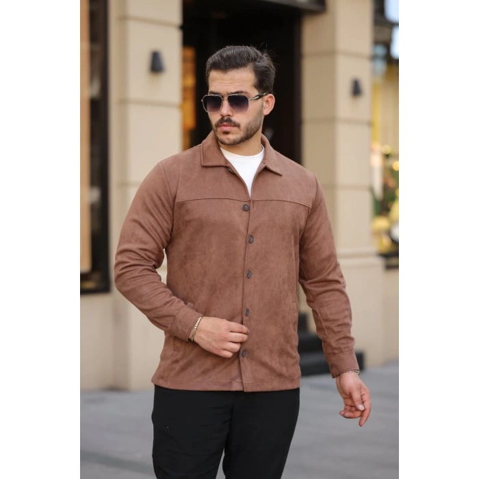 Erkek Süet Ceket Gömlek