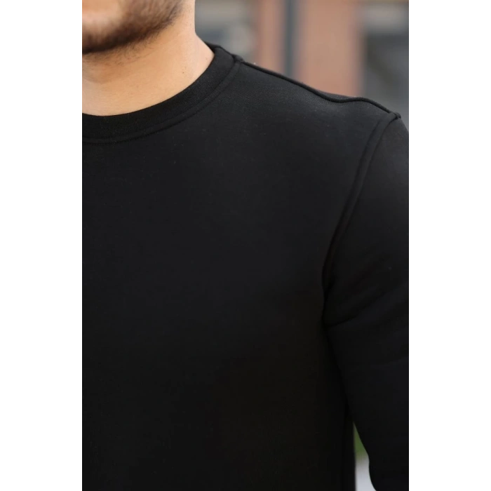 Erkek Üç İplik Şardonlu Sweatshirt