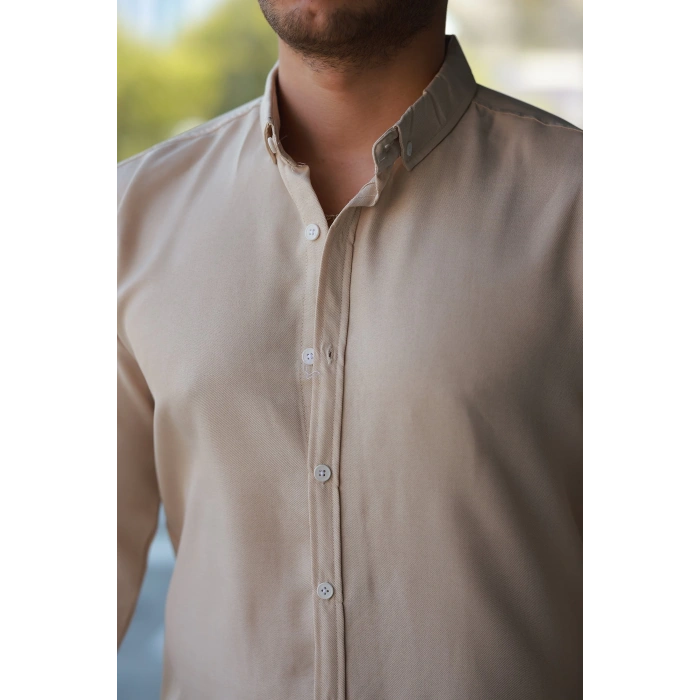 Erkek Uzun Kollu Regular Sofya Keten Gömlek