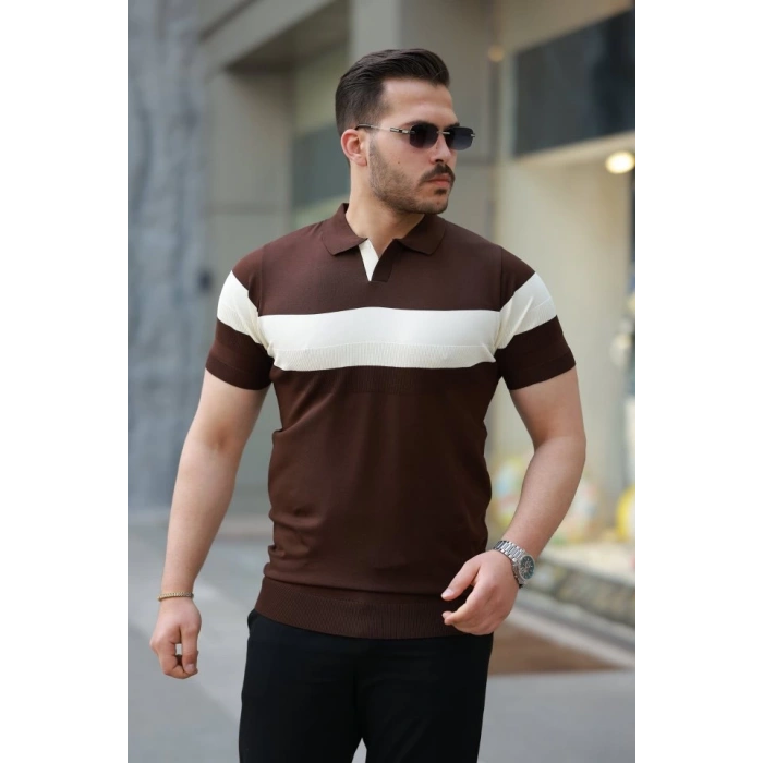 Erkek Yakalı Kısa Kollu Tişört