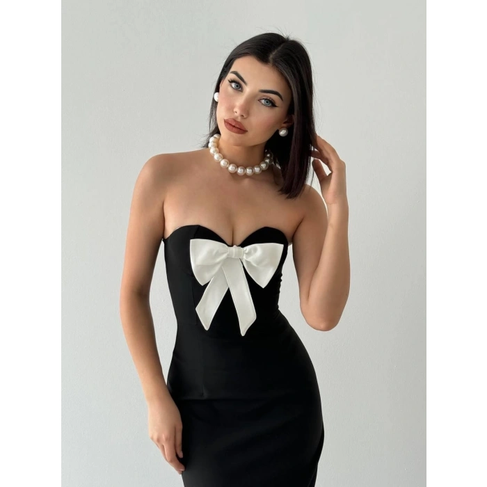 Harvoy Straplez Elbise