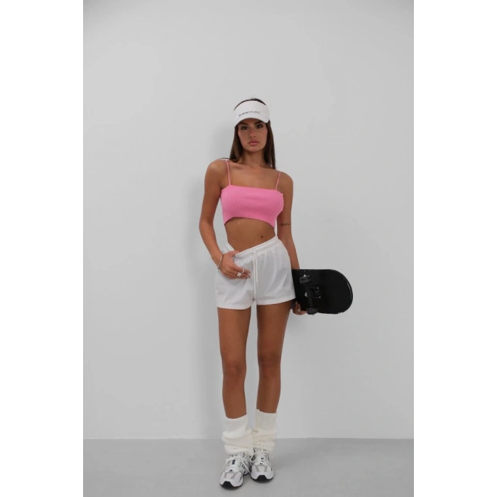 İnce Askılı Crop Top