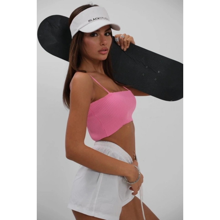 İnce Askılı Crop Top