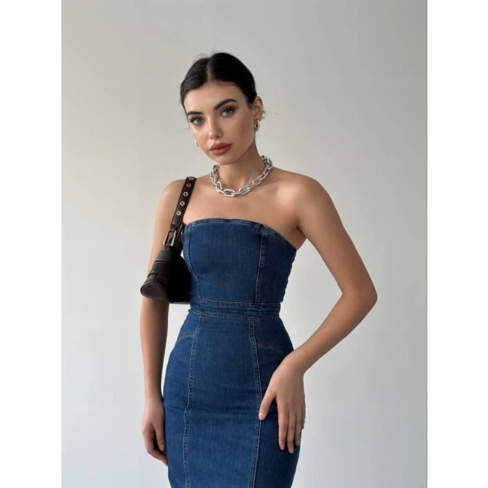 Izer Straplez Elbise