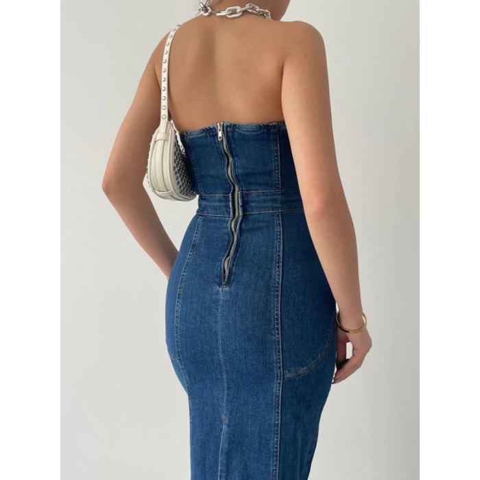 Izer Straplez Elbise