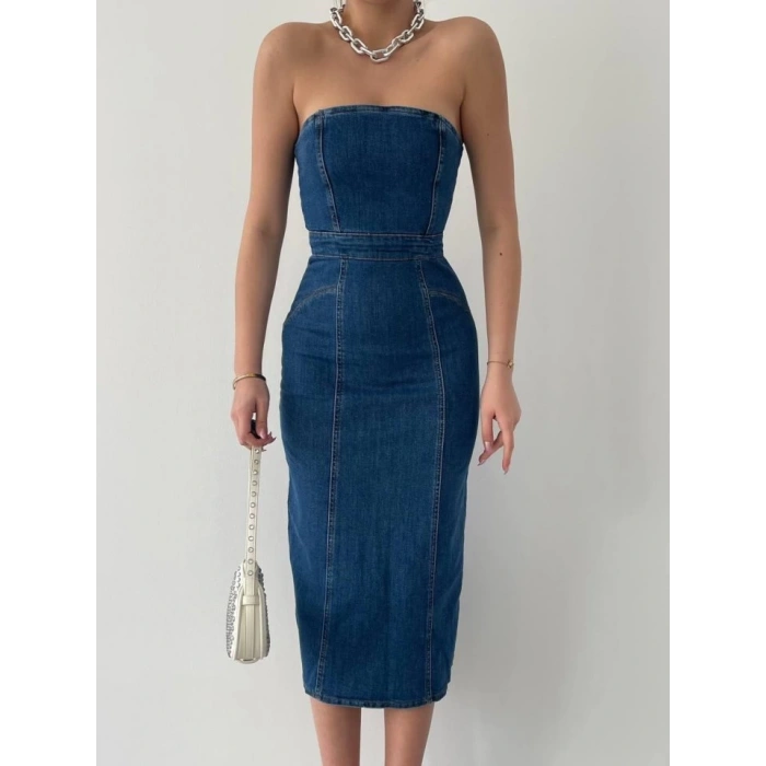 Izer Straplez Elbise