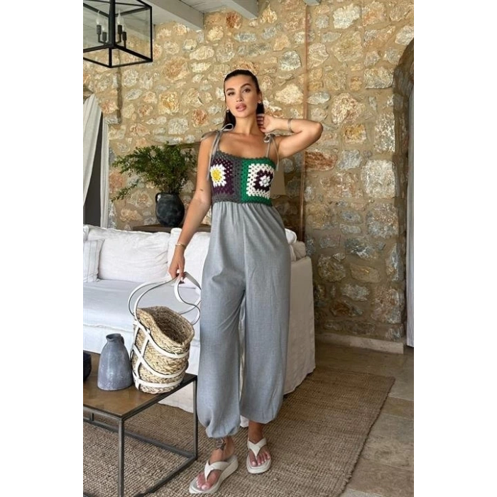 Jasmin Süzüneli Keten Tulum 1280-08