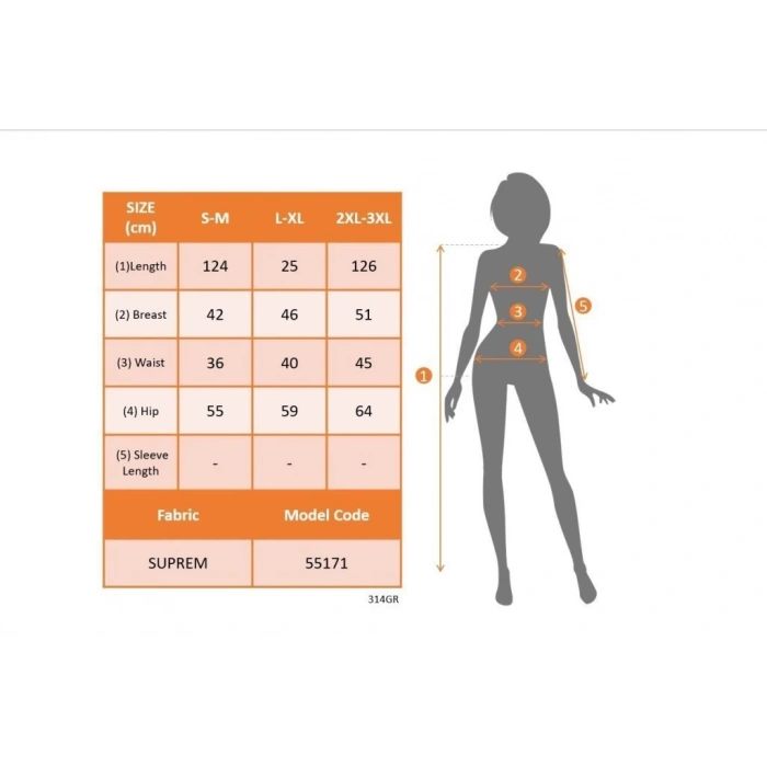 Kadın Askılı Geniş V Yakalı Sırttan Bağlamalı Yırtmaçlı Süprem Elbise