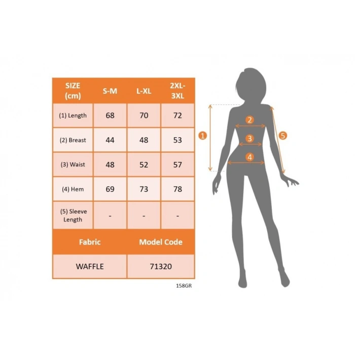 Kadın çift Askılı Kare Yaka Waffle Bluz