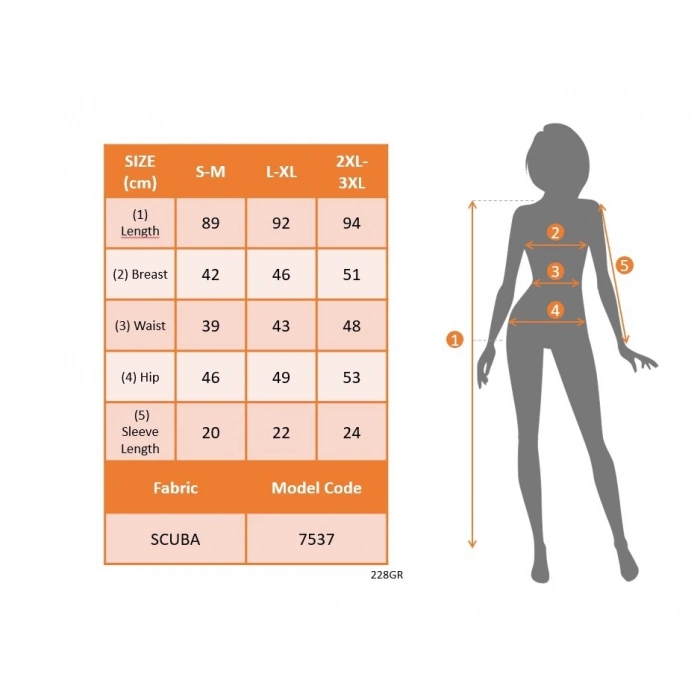 Kadın Kısa Kollu Kare Yaka Parçalı Desen Dalgıç Elbise