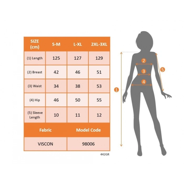 Kadın Kısa Kollu V Yakalı Belden Kuşaklı Maksi Boy Viskon Elbise