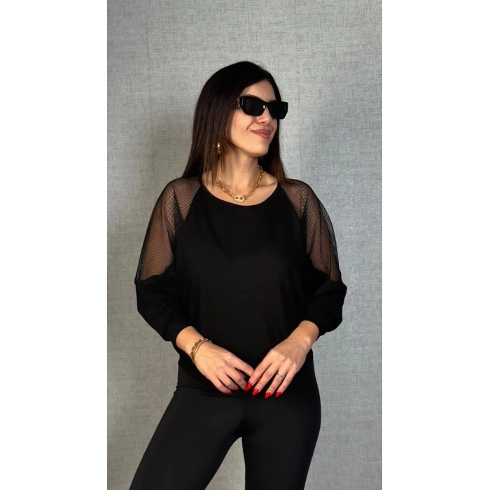 Kadın Omuzları File Detay Fakir Kol Bluz