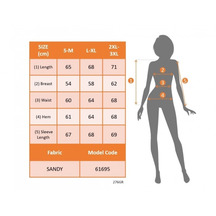 Kadın Uzun Kollu Dantelli Salaş Sandy Bluz
