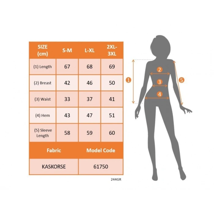 Kadın Uzun Kollu Kruvaze Yaka Yandan Düğme Detaylı şardonlu Kaşkorse Bluz