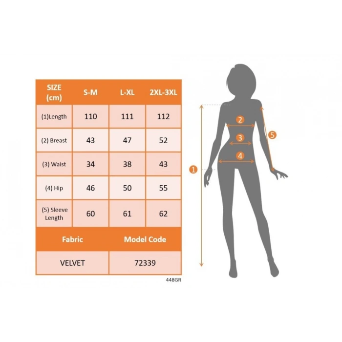 Kadın Uzun Kollu Kruvaze Yakalı Yandan Büzgülü Midi Kadife Elbise
