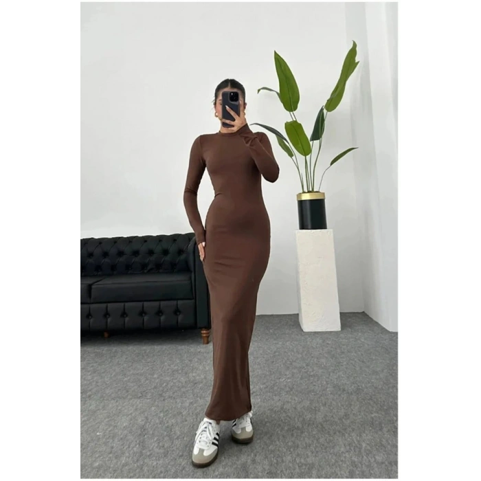 Kadın Uzun Kollu Maxi Elbise