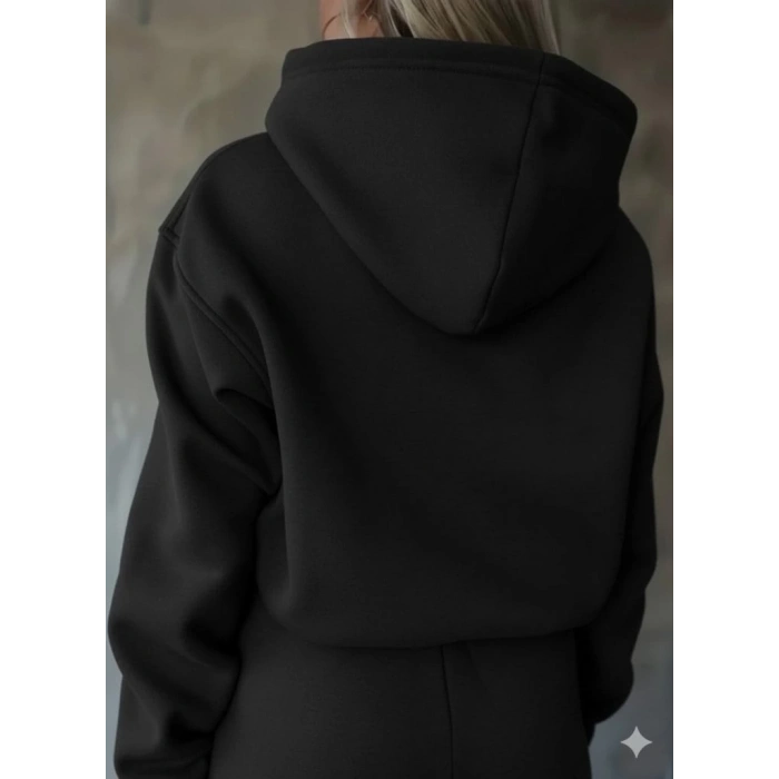 Kadın Uzun Kollu Nope Baskılı Beli Ribanalı Ikili Takım