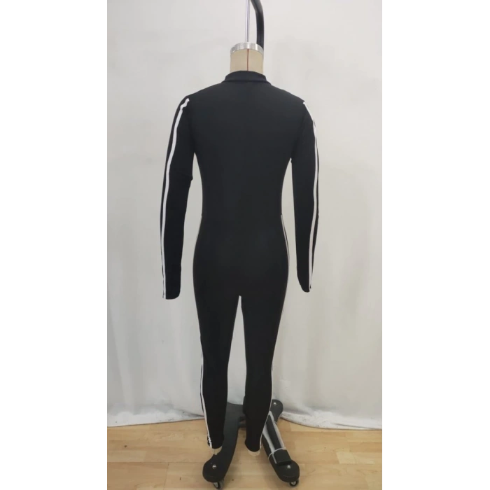 Kadın Uzun Kollu önden Fermuarlı şardonlu Dalgıç Tulum