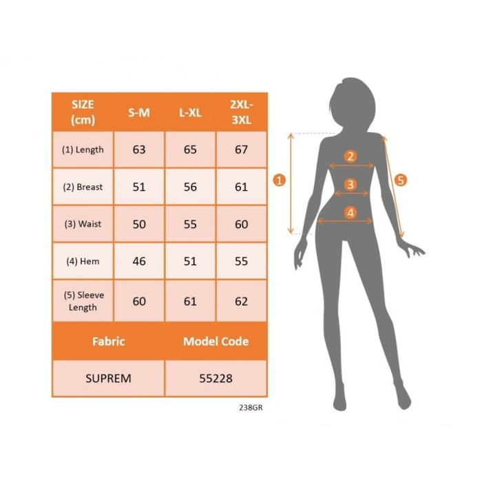 Kadın Uzun Kollu V Yakalı Desenli Süprem Bluz
