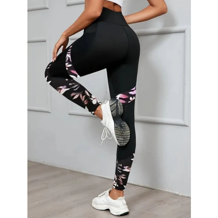 Kadın Yüksek Bel Cep Detaylı Dalgıç Pantolon