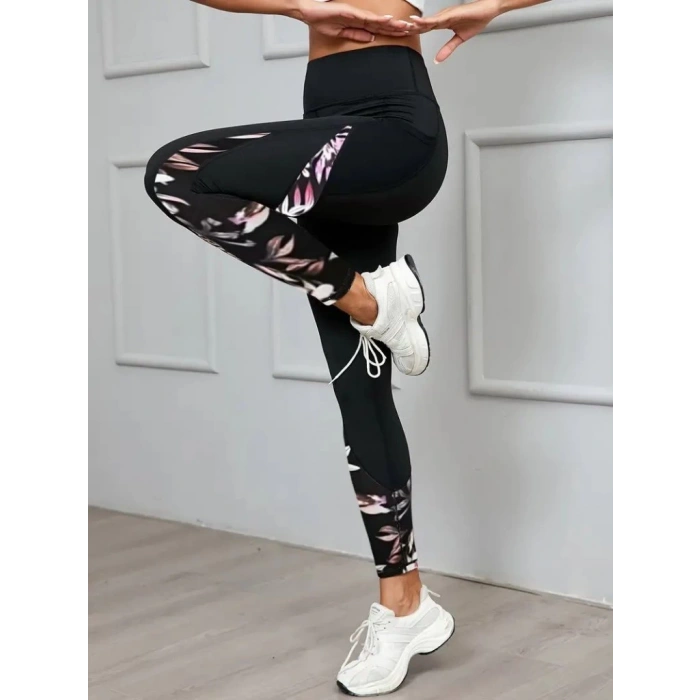 Kadın Yüksek Bel Cep Detaylı Dalgıç Pantolon