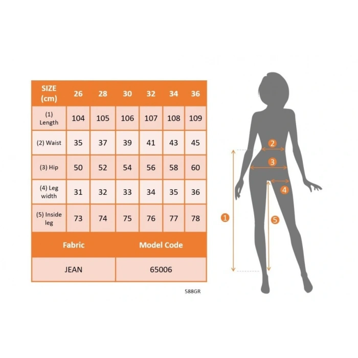 Kadın Yüksek Bel Cepli Paçaya Doğru Geniş Kot Pantolon