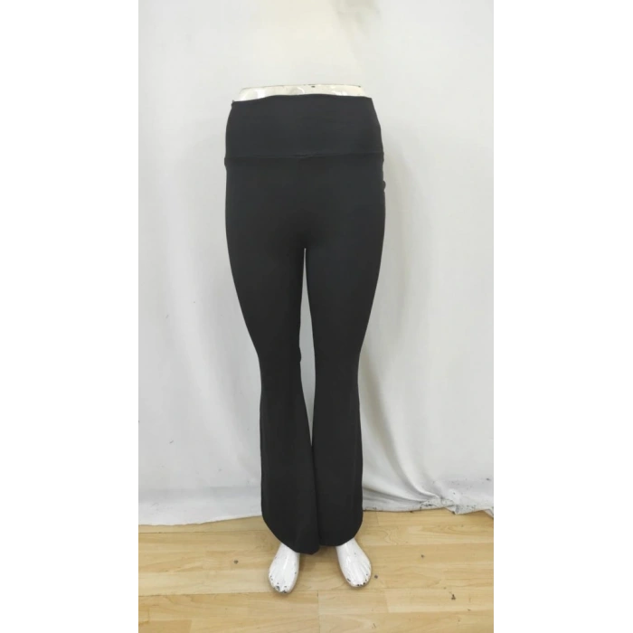 Kadın Yüksek Bel Ispanyol Paçalı Pantolon Tayt