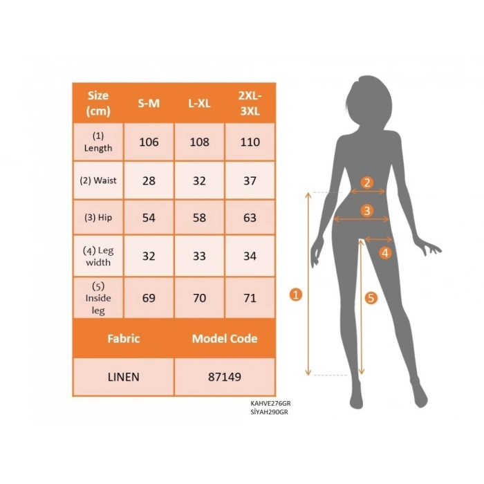 Kadın Yüksek Bel Lastikli Ithal Krep Pantolon
