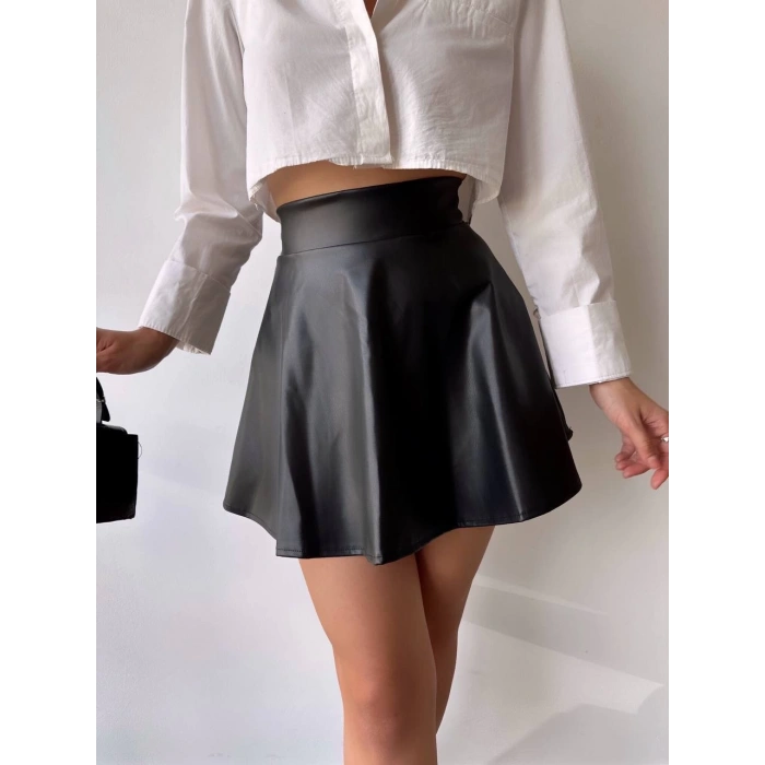 Kısa deri çan etek h26599