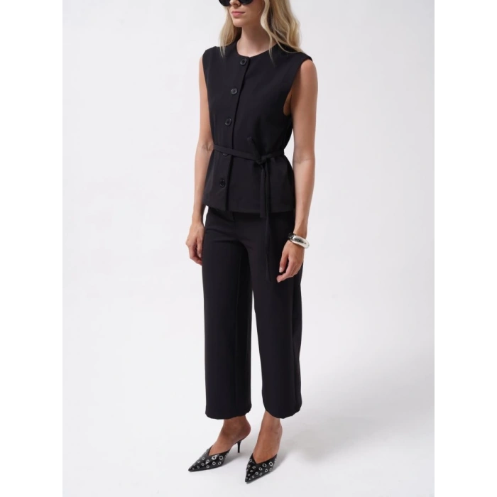 Kuşaklı Dokuma Yelek