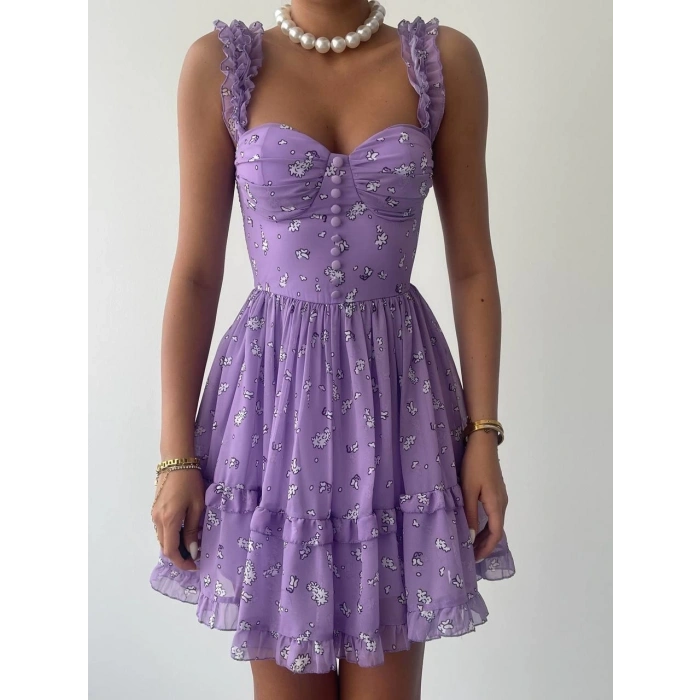 Lena Çift Askılı Elbise