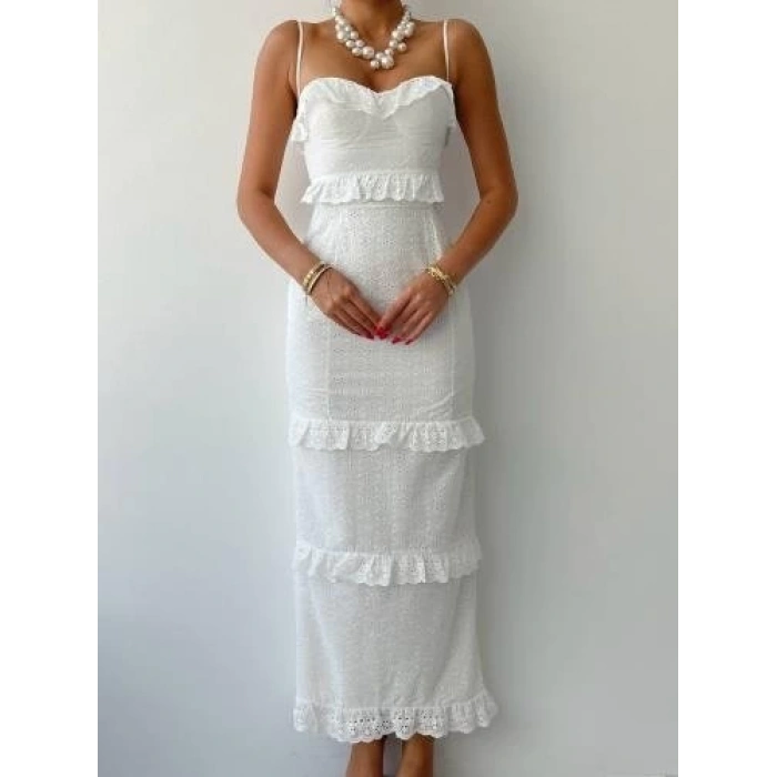 Lere Ip Askılı Elbise