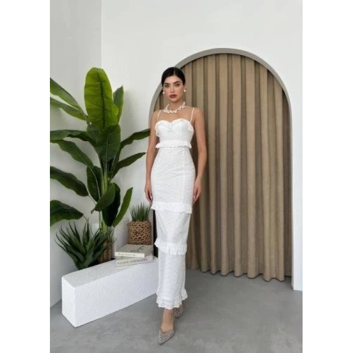 Lere Ip Askılı Elbise