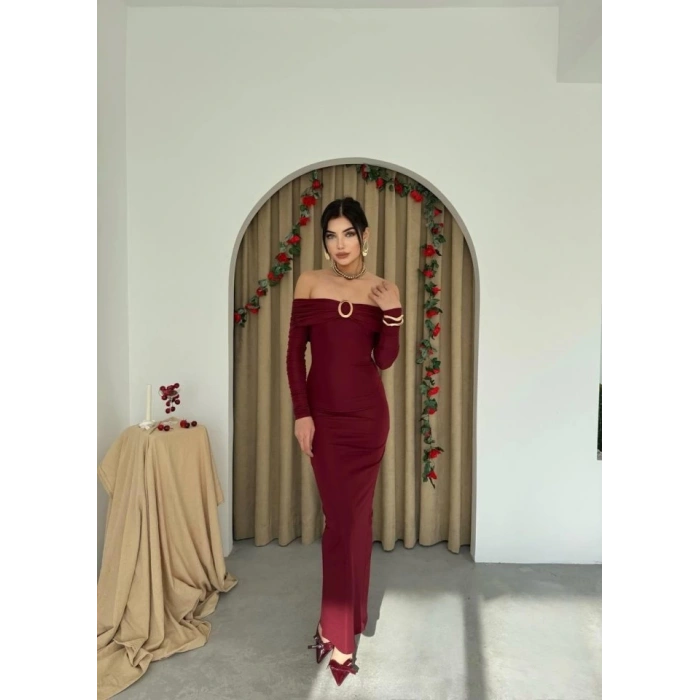 Maca Straplez Elbise