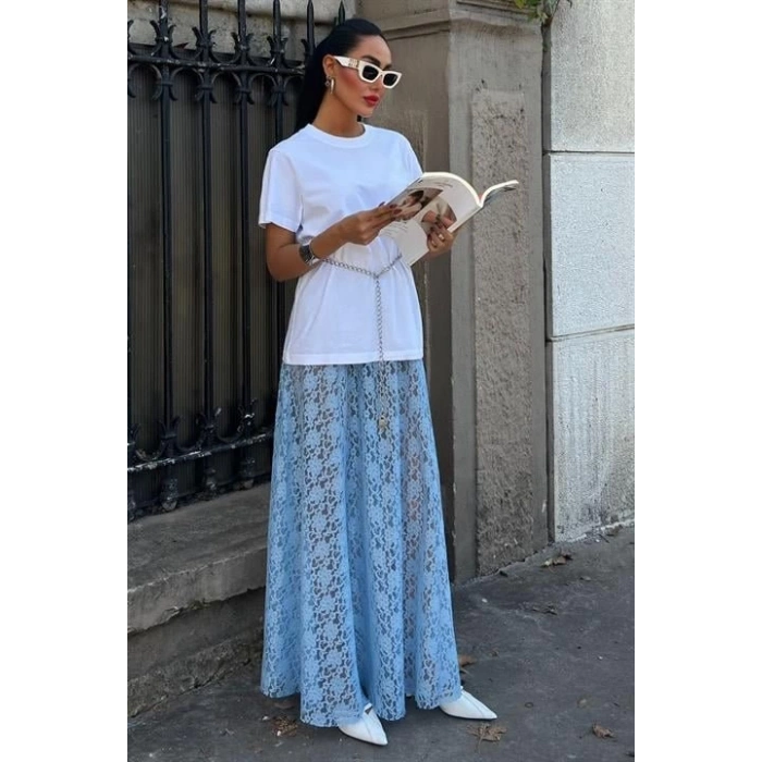 Maxi Dantel Etek 4047