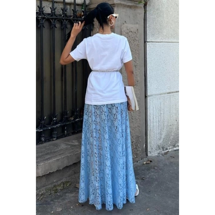 Maxi Dantel Etek 4047